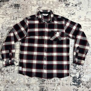 O’NEILL Theodore Woolrich Collab Plaid Flannel Button Up Shirt Mens Sz L Outdoor